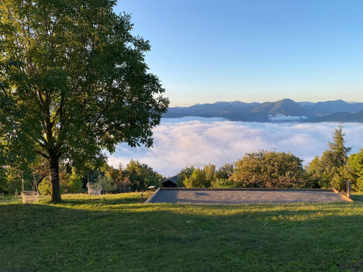 Prunières Belle Maison Vue Imprenable Lac De Serre-Ponconヴィラ エクステリア 写真