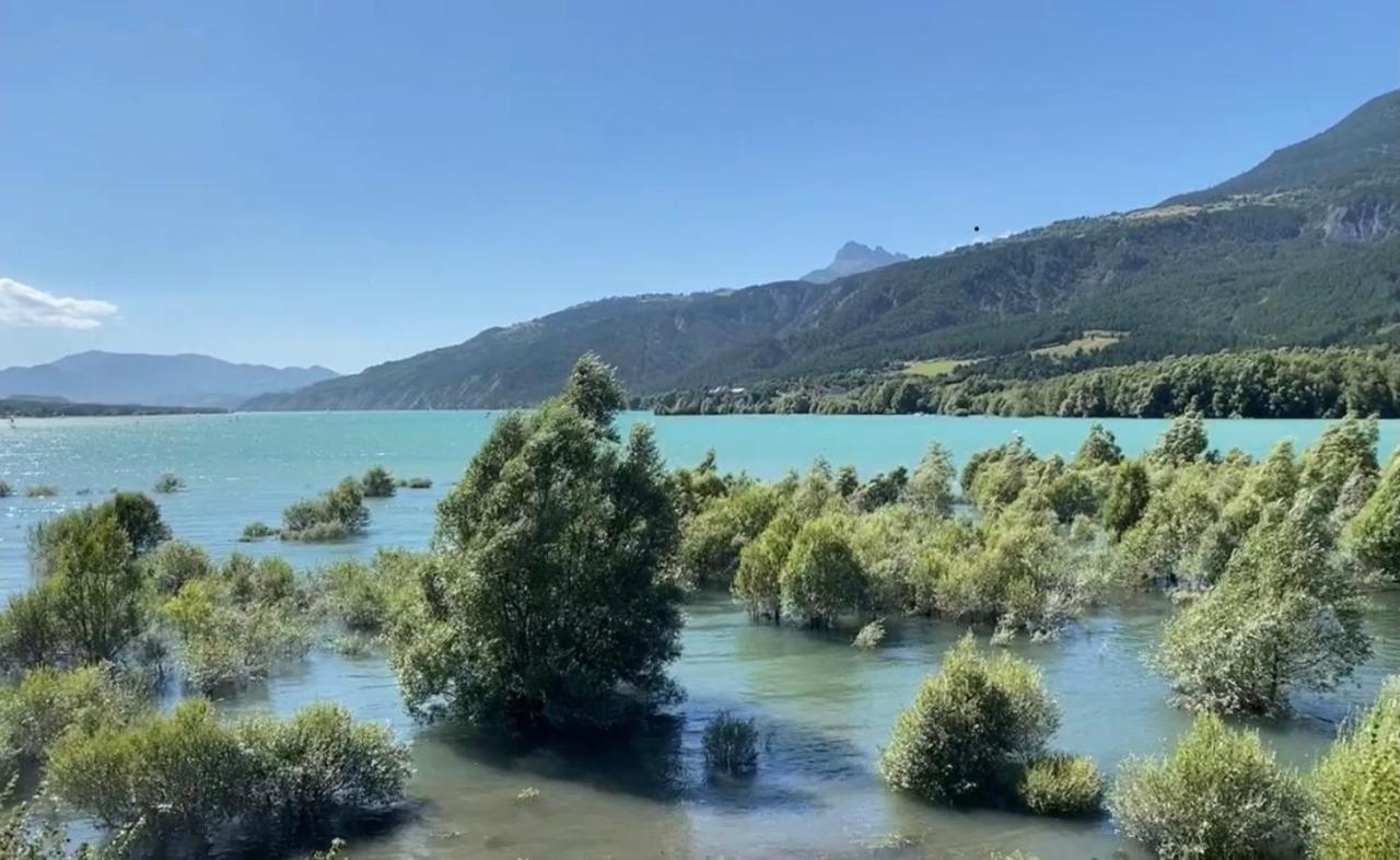 Prunières Belle Maison Vue Imprenable Lac De Serre-Ponconヴィラ エクステリア 写真